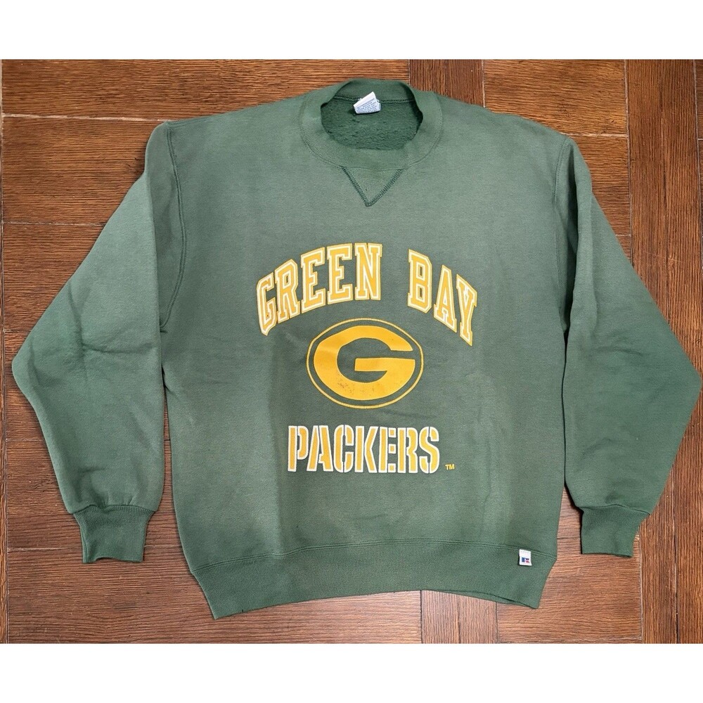 Vintage Men’s Green Bay Packers Russell Athletic Made In USA Size L Crewneck